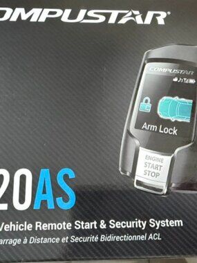 COMPUSTAR 2-Way Confirmation 8920AS 2-Way LCD Remote Start & Security System